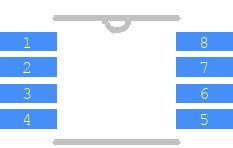 MC100EP16DTR2G - onsemi PCB footprint - Small Outline Packages - Small Outline Packages - TSSOP 8