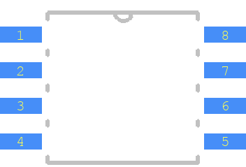 SST25VF040B-50-4I-S2AF - SILICON STORAGE TECHNOLOGY PCB footprint - Other - Other - SOIC127P790X216-8N