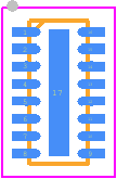 IP4251CZ16-8-TTL - Nexperia PCB footprint - Small Outline No-lead - Small Outline No-lead - SOT1168-1 (HUSON16)