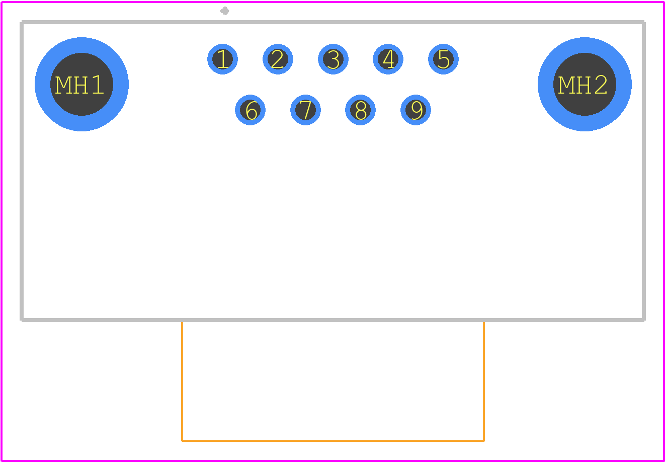 09661622811 - HARTING PCB footprint - Other - Other - 09661622811-2