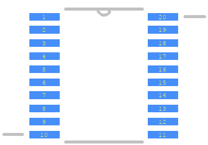 PCA9665PW,118 - NXP PCB footprint - Other - Other - SOP65P640X110-20N