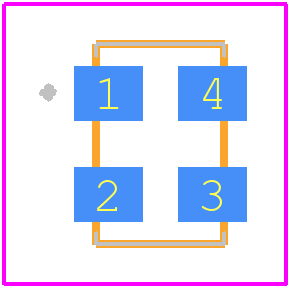 510CBA100M000BAGR - Silicon Labs PCB footprint - Other - Other - 3.2 x 5 mm, 4-pin