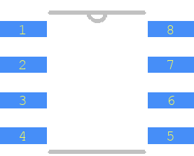 SQ9945BEY-T1-GE3 - Vishay PCB footprint - Other - Other - SOIC127P600X175-8N