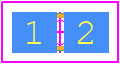 RC0603FR-7W1RL - Yageo Group PCB footprint - Resistor Chip - Resistor Chip - RC0603