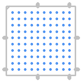 VSP01M02ZWDR - Texas Instruments PCB footprint - Other - Other - BGA100C65P10X10_700X700X120