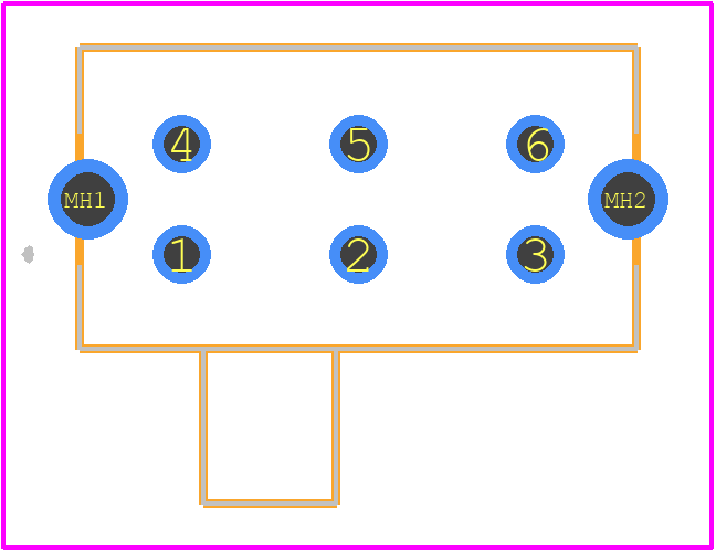 EG2215 - E-Switch PCB footprint - Other - Other - EG2215-1