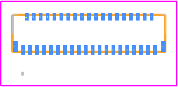 FH26W-39S-0.3SHW(60) - Hirose PCB footprint - Other - Other - FH26W-39S-0.3SHW(60)-2