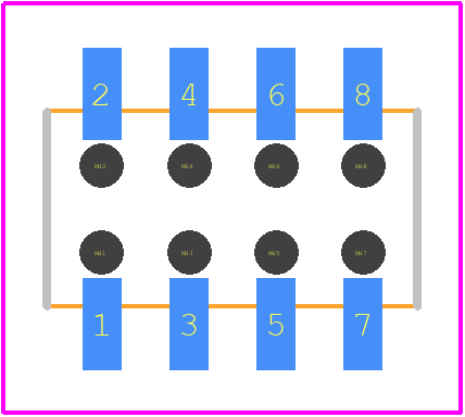 M22-6340442 - Harwin PCB footprint - Other - Other - M22-6340442-5