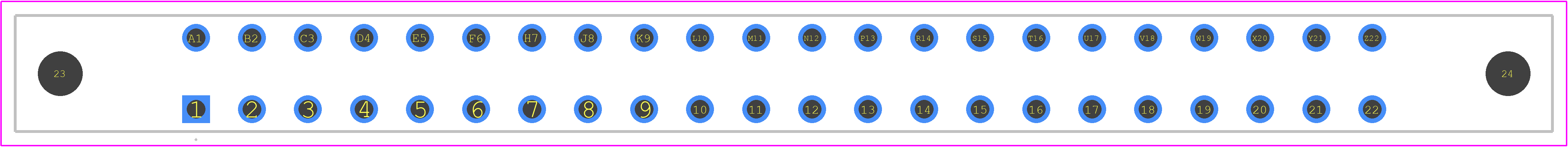 EBM22DRXH - Sullins PCB footprint - Other - Other - EBM22DRXH-2