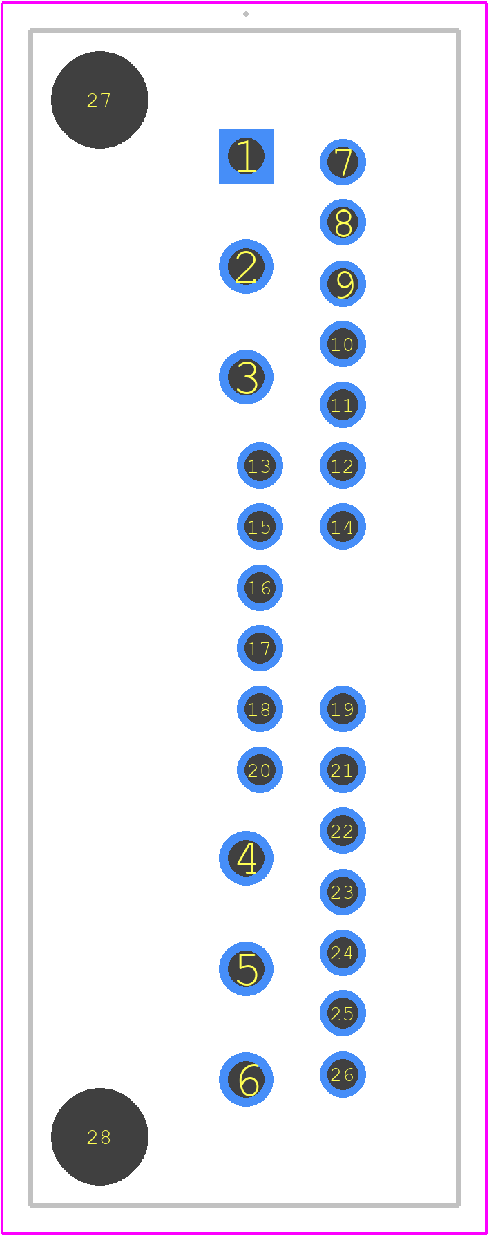1565371-3 - TE Connectivity PCB footprint - Other - Other - 1565371-3-1