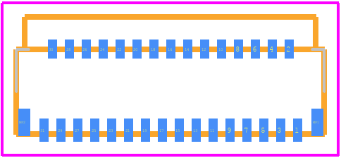 FH35C-31S-0.3SHW(99) - Hirose PCB footprint - Other - Other - FH35C-31S-0.3SHW(99)