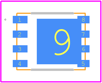 SIR440DP-T1-GE3 - Vishay PCB footprint - Other - Other - SIR440DP-T1-GE3-4