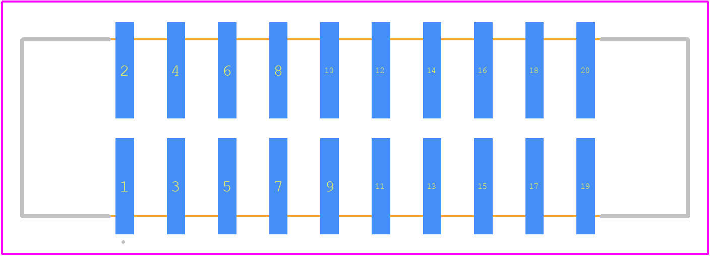 3020-20-0300-00 - CNC Tech PCB footprint - Other - Other - 3020-20-0300-00-2