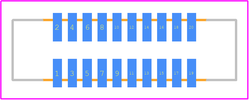 3220-20-0300-00 - CNC Tech PCB footprint - Other - Other - 3220-20-0300-00-1
