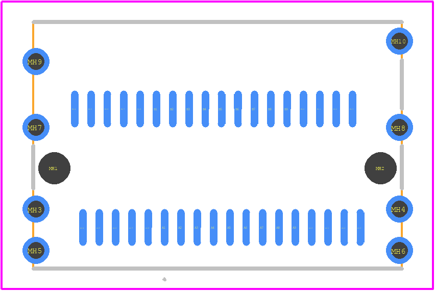 1888174-4 - TE Connectivity PCB footprint - Other - Other - 1888174-4-3