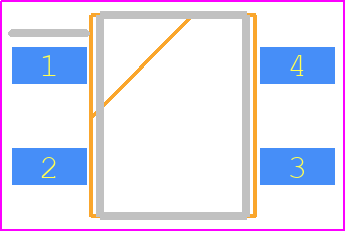 S4584-06 - Hamamatsu PCB footprint - Small Outline Packages - Small Outline Packages - S4584-06
