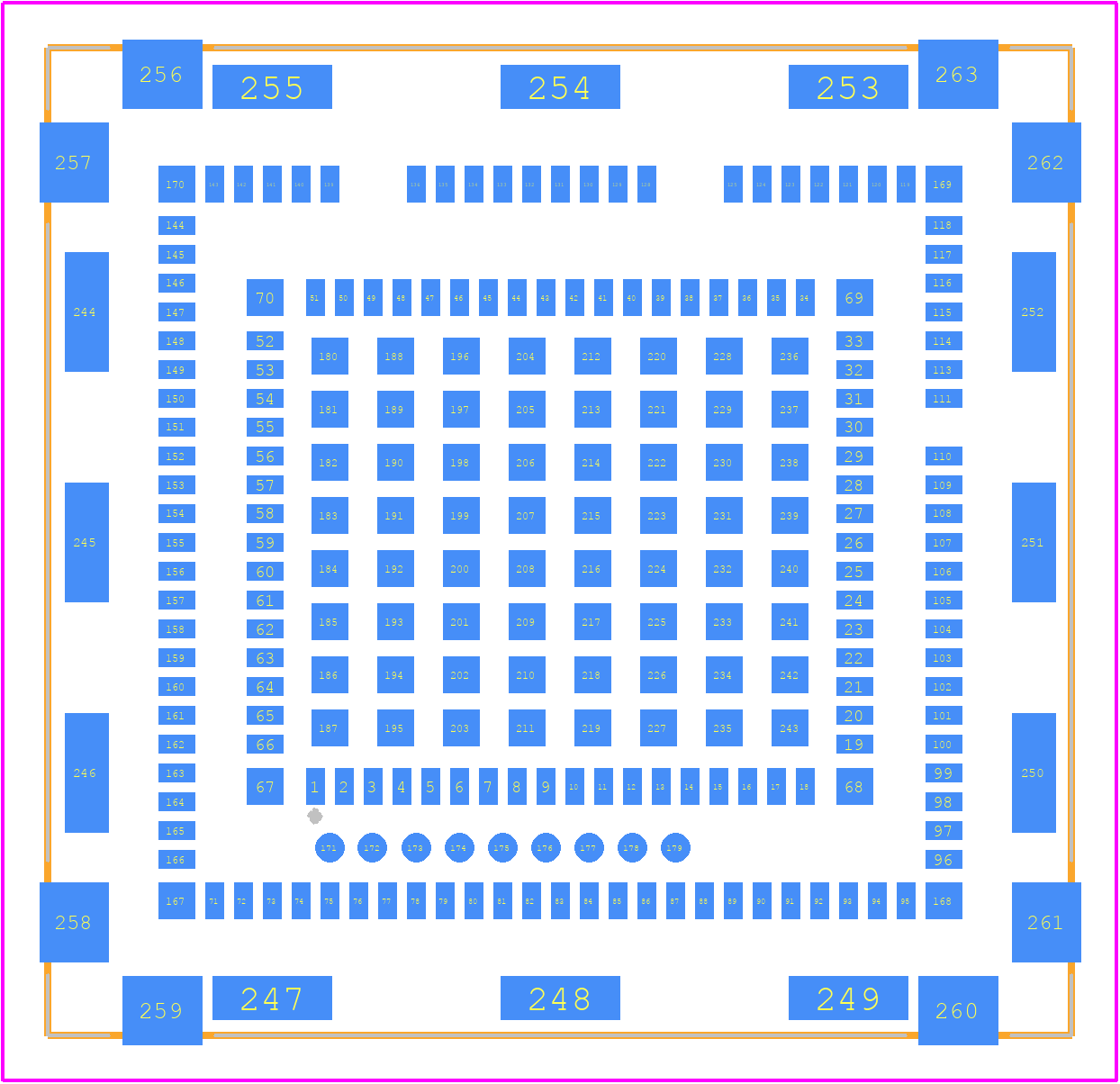WP SNAP-IN BASE - SIERRA WIRELESS PCB footprint - Other - Other - WP SNAP-IN BASE