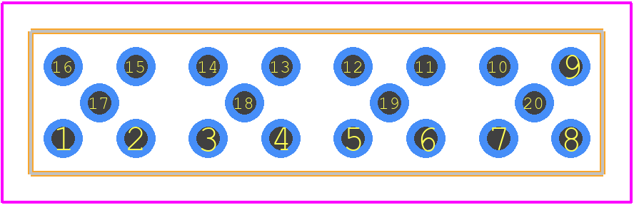 GRF1-J-P-04-E-ST-TH1 - SAMTEC PCB footprint - Other - Other - GRF1-J-P-04-E-ST-TH1-2