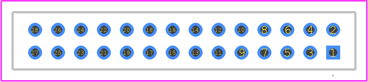 B28B-PHDSS(LF)(SN) - JST (JAPAN SOLDERLESS TERMINALS) PCB footprint - Other - Other - B28B-PHDSS(LF)(SN)-2