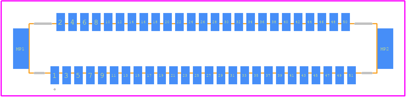 DF9B-51P-1V(69) - Hirose PCB footprint - Other - Other - DF9B-51P-1V(69)-1