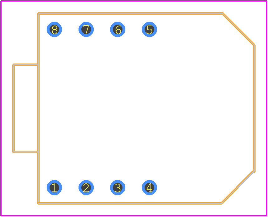 UB232R - FTDI Chip PCB footprint - Other - Other - UB232R