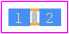NCP15WB473F03RC - Murata Electronics PCB footprint - Thermistors Chip - Thermistors Chip - NCP15WB473F03RC