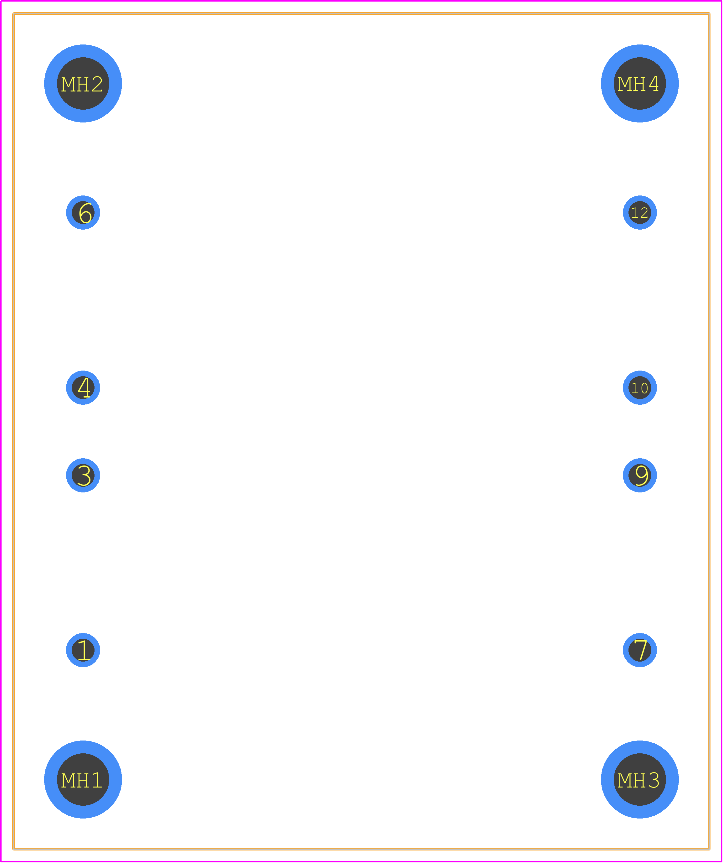 VPP36-820 - Triad Magnetics PCB footprint - Other - Other - VPP36-820-1
