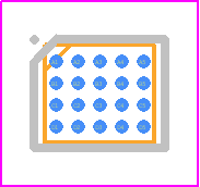 AS1130-BWLT - ams OSRAM PCB footprint - BGA - BGA - AS1130-BWLT