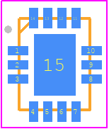 ASEMDLV-LR - ABRACON PCB footprint - Quad Flat No-Lead - Quad Flat No-Lead - ASEMDLV-LR