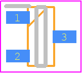 BSS308PE H6327 - Infineon PCB footprint - SOT23 (3-Pin) - SOT23 (3-Pin) - BSS308PE H6327