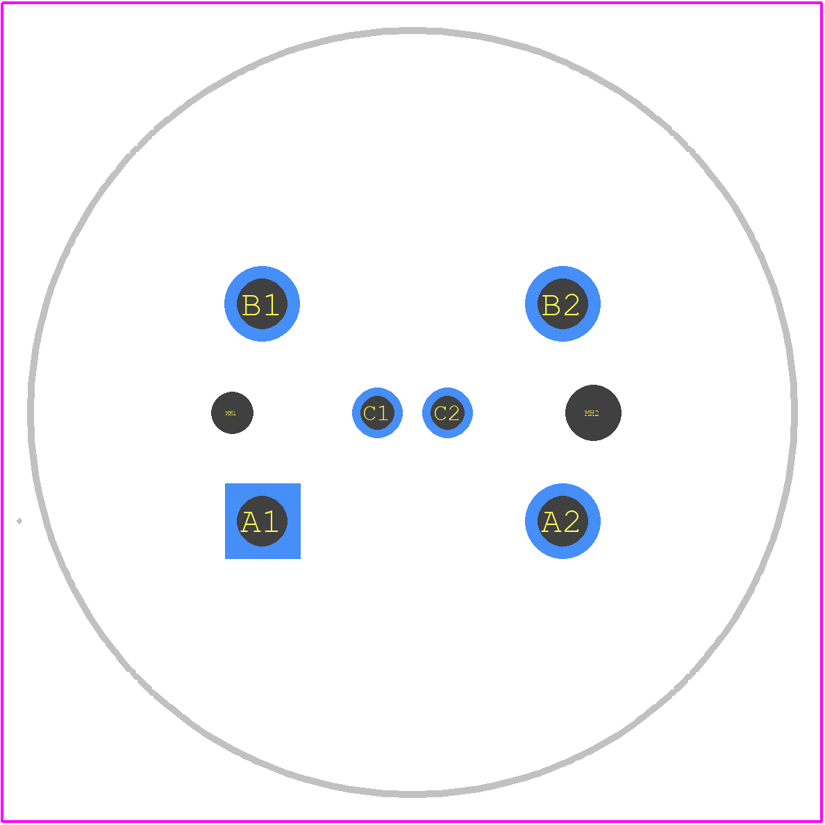 1.20.126.002/0000 - RAFI PCB footprint - Other - Other - 1.20.126.002/0000-2