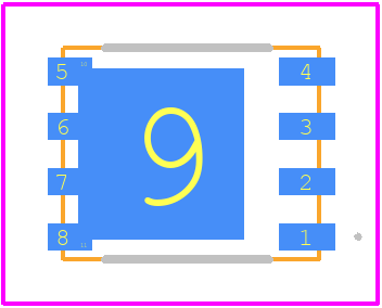 SI7386DP-T1-E3 - Vishay PCB footprint - Other - Other - PowerPAK® SO-8,  (Single/Dual)