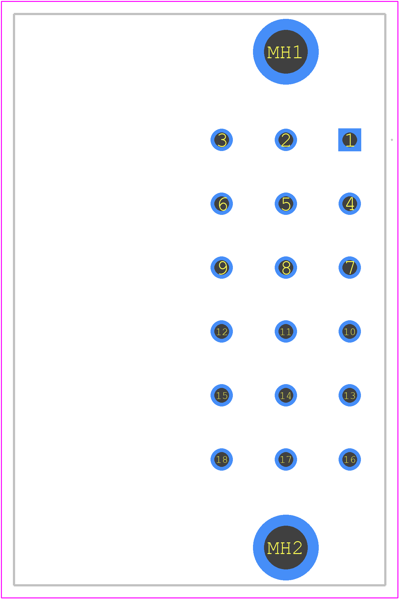 SMS18GE5 - Souriau PCB footprint - Other - Other - SMS18GE5-1