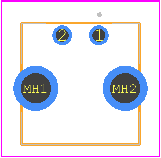 0436500203 - Molex PCB footprint - Other - Other - 0436500203-2