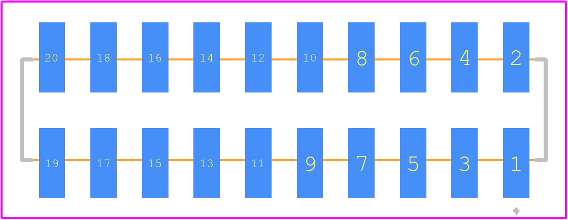 IPS1-110-01-S-D-VS - SAMTEC PCB footprint - Other - Other - IPS1-110-01-S-D-VS-1