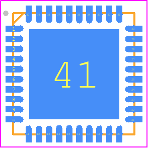 ADAU1772BCPZ-R7 - Analog Devices PCB footprint - Quad Flat No-Lead - Quad Flat No-Lead - 40-Lead Lead Frame Chip Scale Package [LFCSP_WQ] 6 mm × 6 mm Body, Very Very Thin Quad (CP-40-10)