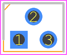 BF245A - onsemi PCB footprint - Transistor Outline, Vertical - Transistor Outline, Vertical - TO−92 (TO−226) 1 WATT CASE 29−10 ISSUE A