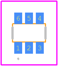 SP0505BAHTG - LITTELFUSE PCB footprint - Other - Other - SOT23-6