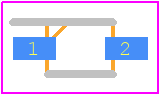 SD05.TCT - SEMTECH PCB footprint - Small Outline Diode - Small Outline Diode - SD05