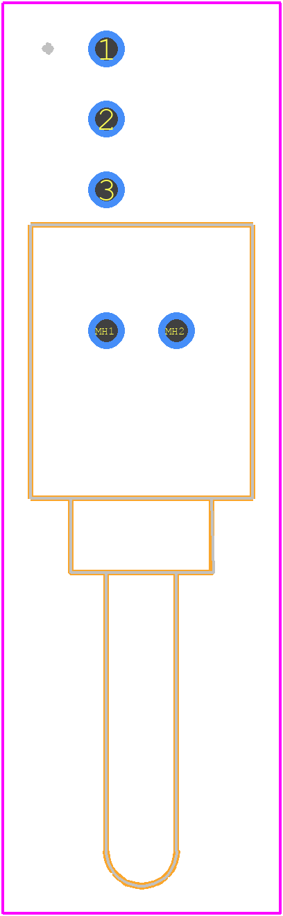 B12AV - NKK Switches PCB footprint - Other - Other - B12AV-1