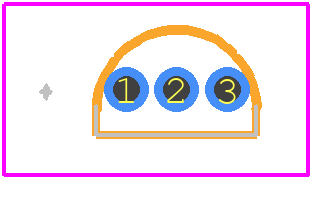 BS107P - Diodes Incorporated PCB footprint - Other - Other - E-Line (TO-92 Compatible)