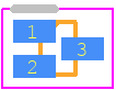 2SA2029T2LQ - ROHM Semiconductor PCB footprint - SOT23 (3-Pin) - SOT23 (3-Pin) - SOT-723