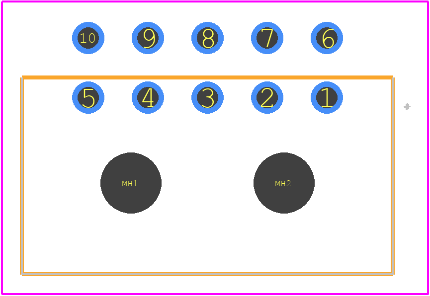 0430451000 - Molex PCB footprint - Other - Other - 0430451000-3