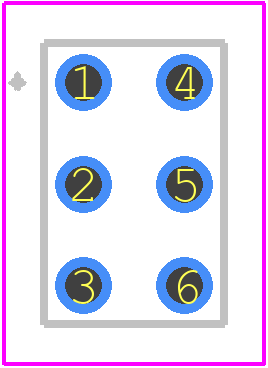 200UDP1T1A1M2RE - E-Switch PCB footprint - Other - Other - 200UDP1T1A1M2RE-2