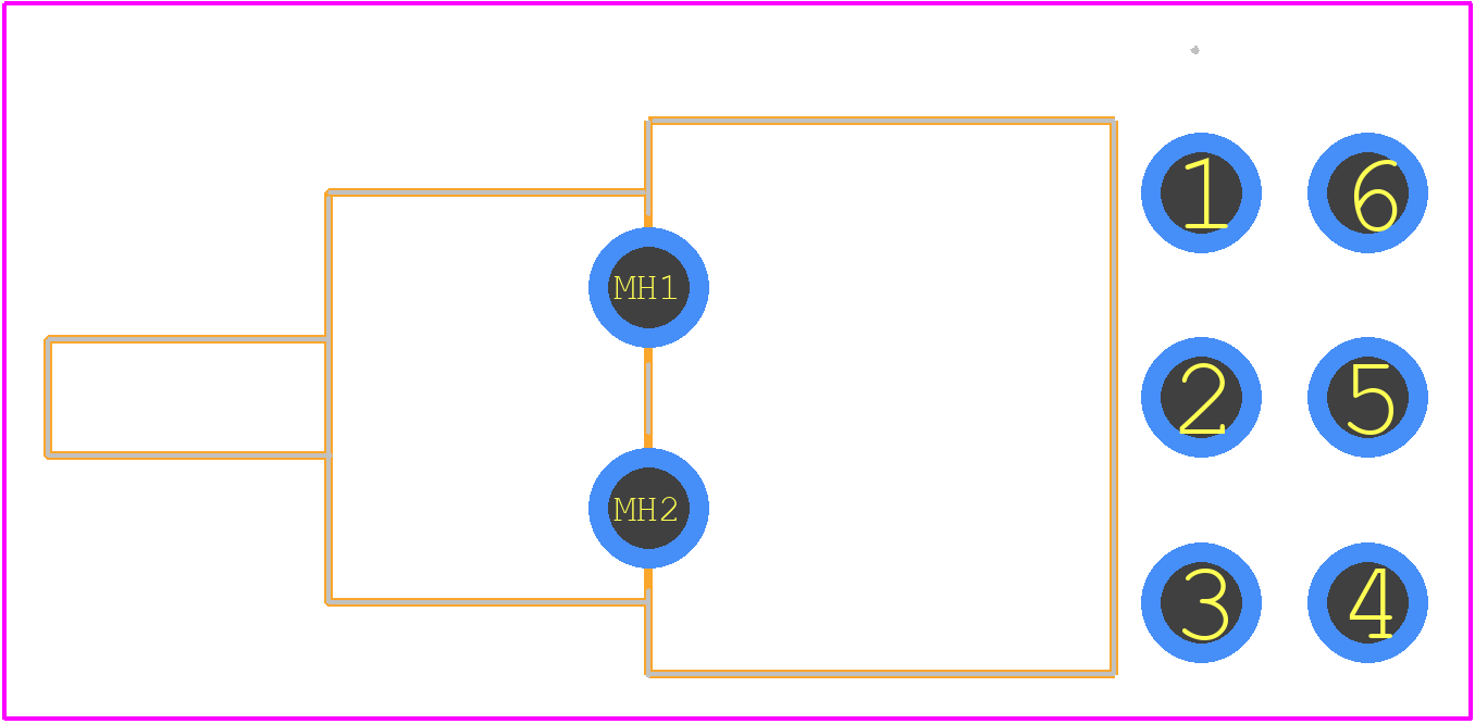 100DP1T2B4M6QE - E-Switch PCB footprint - Other - Other - 100DP1T2B4M6QE-3