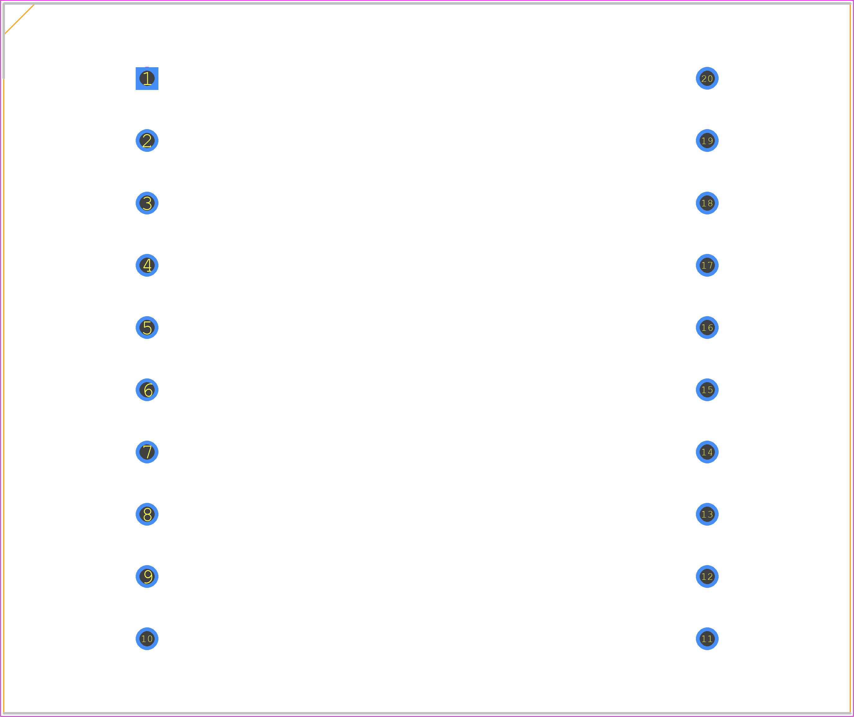 1213852 - RS Pro PCB footprint - Dual-In-Line Sockets - Dual-In-Line Sockets - 1213852