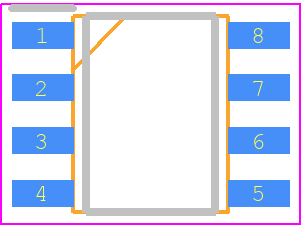 AORN2002AT5 - Vishay PCB footprint - Small Outline Packages - Small Outline Packages - aaaa