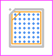 BQ25898CYFFT - Texas Instruments PCB footprint - BGA - BGA - YFF0042