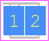 L130-57800THR00000 - Lumileds PCB footprint - LED Moulded - LED Moulded - HR30-LED-3535