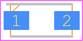 ES1D - Multicomp Pro PCB footprint - Diodes Moulded - Diodes Moulded - SMA/DO-214AC
